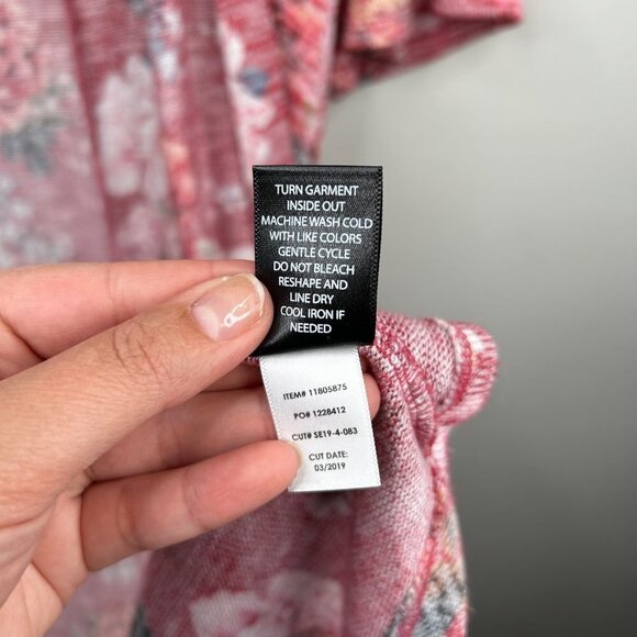 Torrid Floral long line open front cardigan size 00/10 med large - Picture 9 of 9